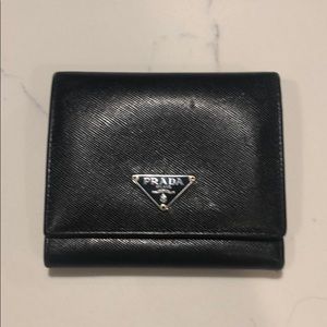 Genuine leather Prada wallet